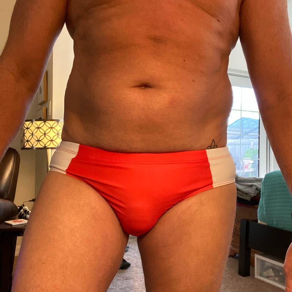 Classic Men’s Racer Bikini... Red